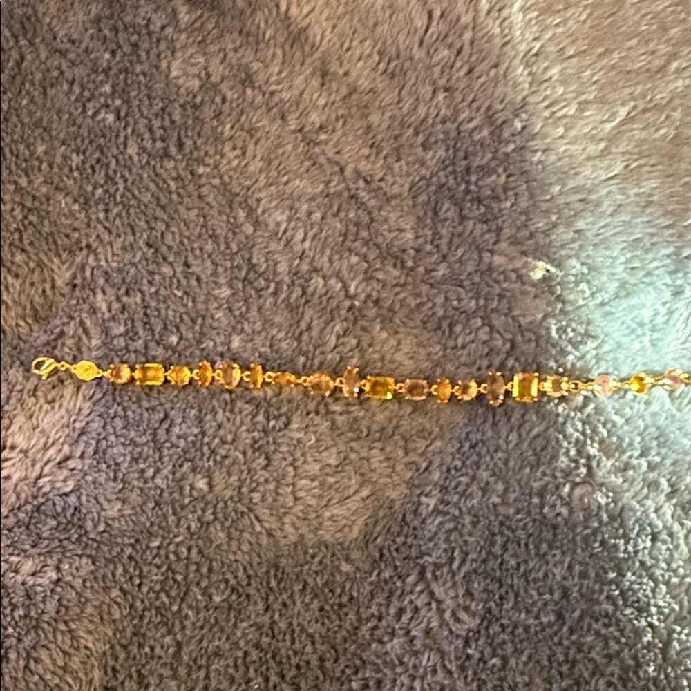 Swarovski Gold Bracelet